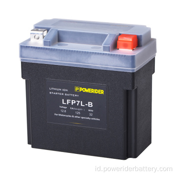 12.8V 3ah YTX7L-BS baterai starter motor lithium ion
